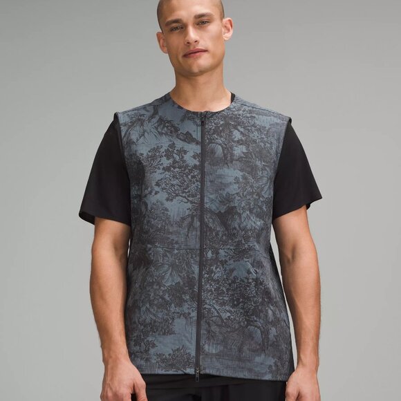 Lululemon Lightweight Reflective Running Vest Sketch Toile Sz XXL NWT!